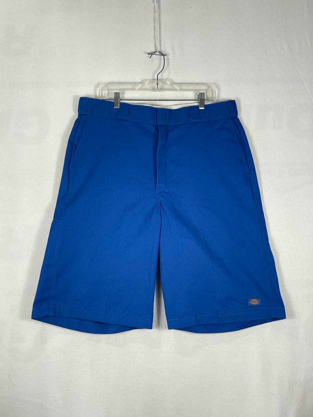 Y2K Dickies Blue Baggy Relaxed Painter Shorts 12.5" Sz 38